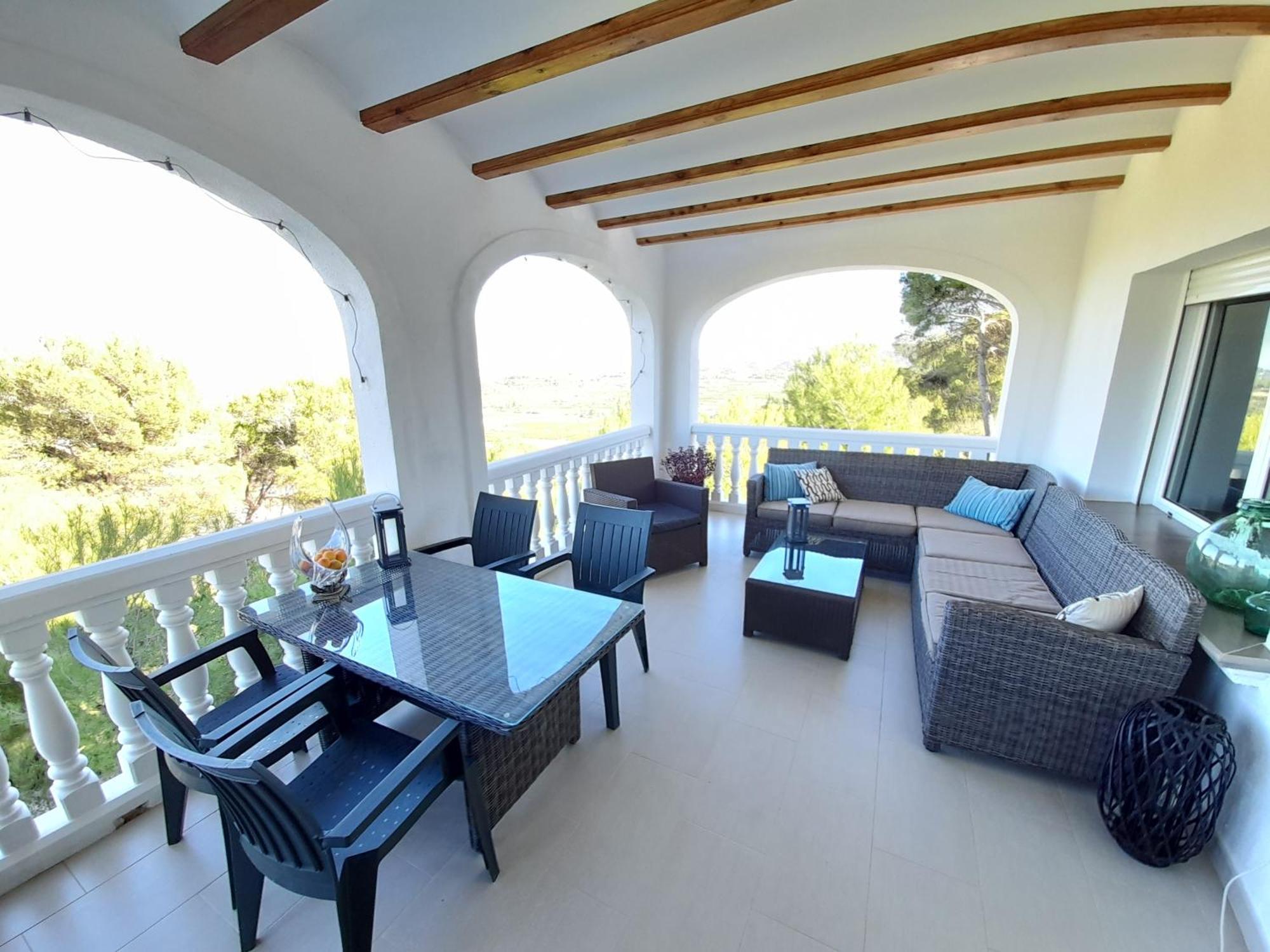 Villa"Kacper"Cerca De Gandia ,Con Vistas Al Mar Y Montanas ,Piscina 8-10 Personas Ador Exteriér fotografie