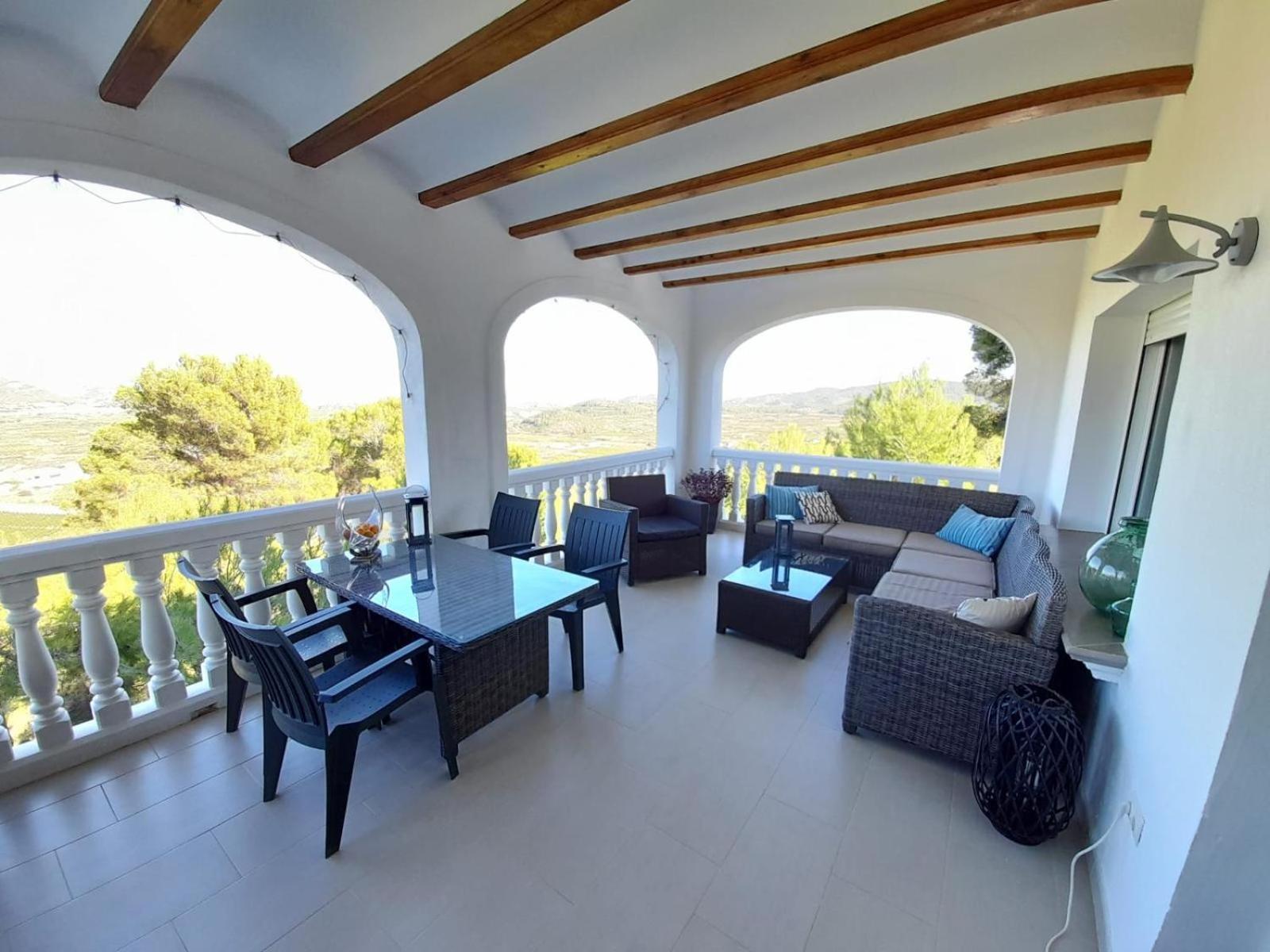 Villa"Kacper"Cerca De Gandia ,Con Vistas Al Mar Y Montanas ,Piscina 8-10 Personas Ador Exteriér fotografie