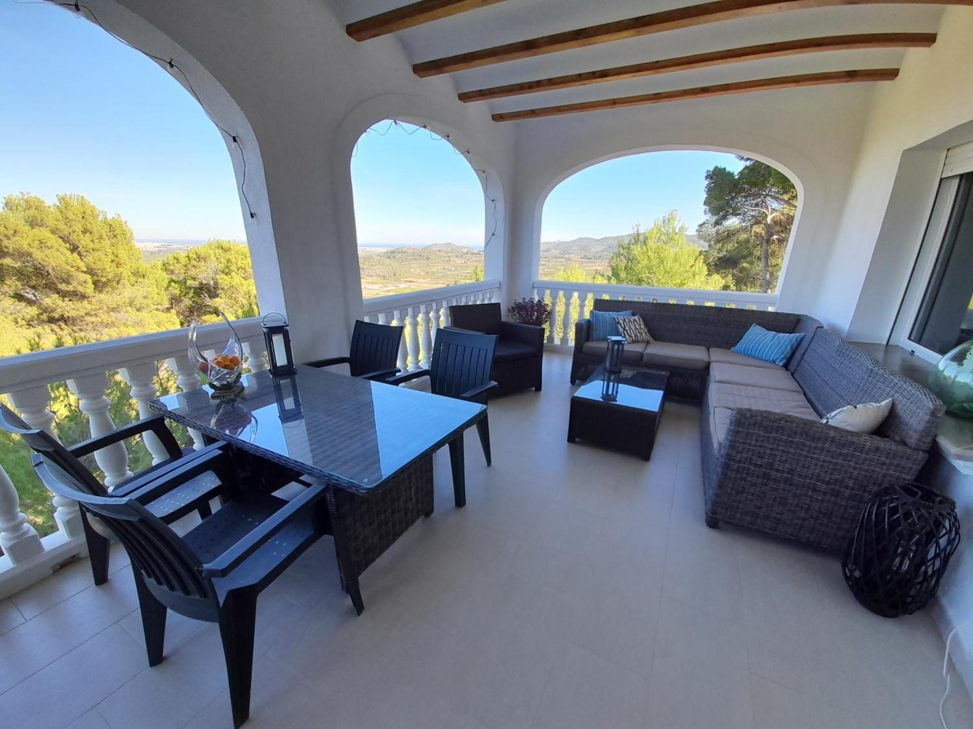 Villa"Kacper"Cerca De Gandia ,Con Vistas Al Mar Y Montanas ,Piscina 8-10 Personas Ador Exteriér fotografie