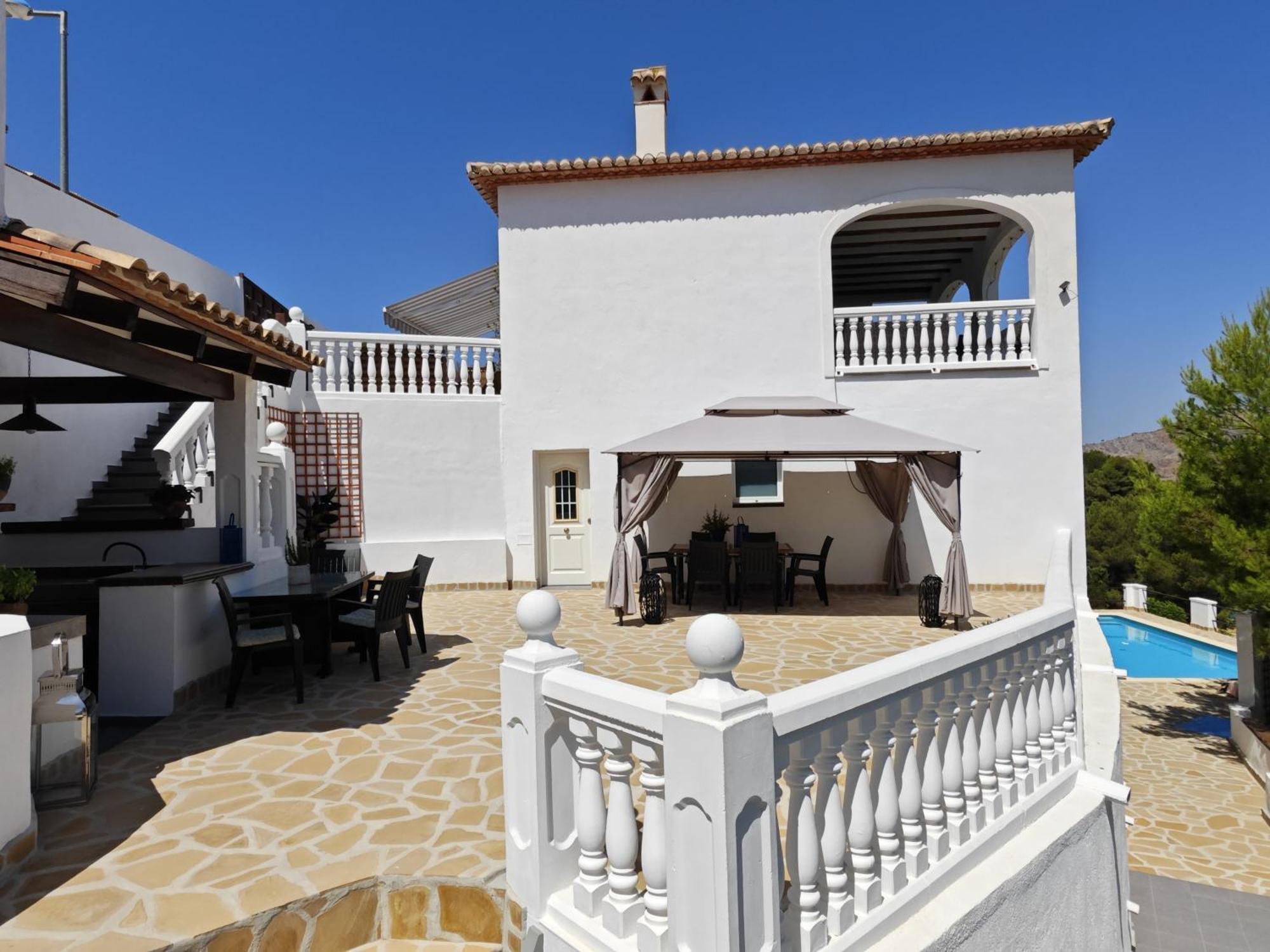 Villa"Kacper"Cerca De Gandia ,Con Vistas Al Mar Y Montanas ,Piscina 8-10 Personas Ador Exteriér fotografie