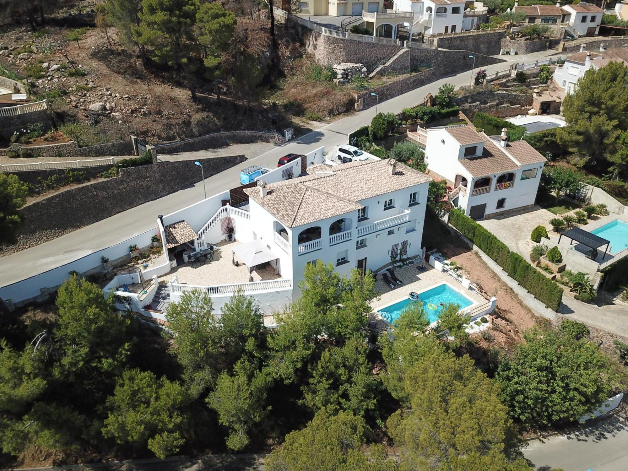 Villa"Kacper"Cerca De Gandia ,Con Vistas Al Mar Y Montanas ,Piscina 8-10 Personas Ador Exteriér fotografie